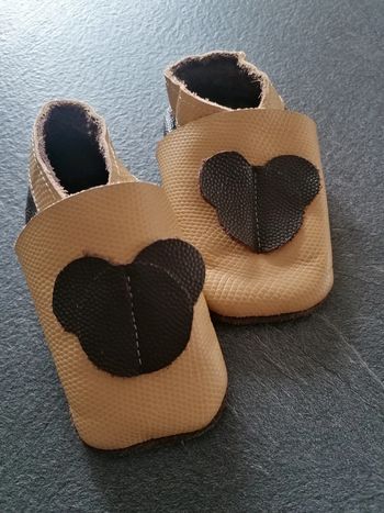 Chaussons cuir