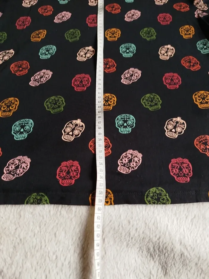T-shirt femme Pimkie taille M décor tête de mort - photo numéro 10