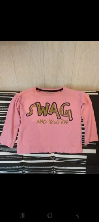 Sweat-shirt rose