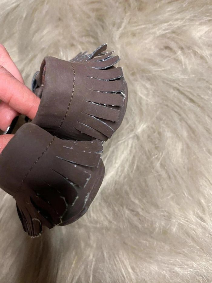 Ballerines frange marron - photo numéro 3