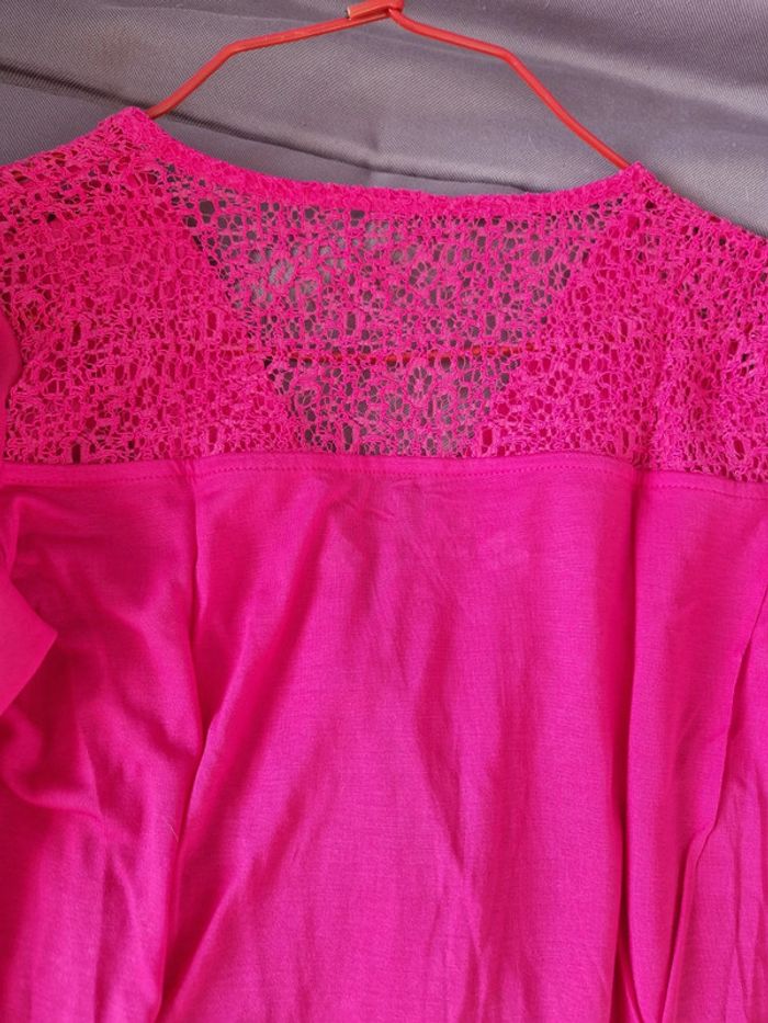 Haut fushia Nafnaf XS - photo numéro 6