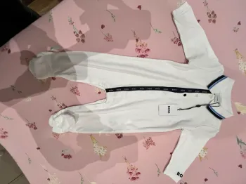 Pyjama bébé Boss blanc 12 mois