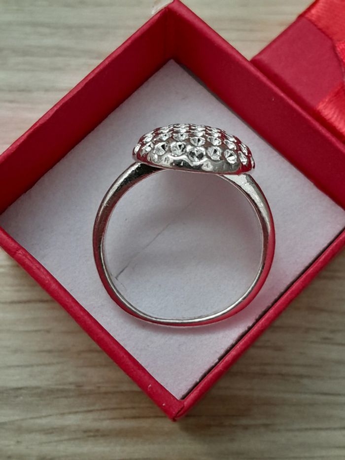 Bague de fiançailles Bella,série Twilight taille 60, plaquée argent - photo numéro 6