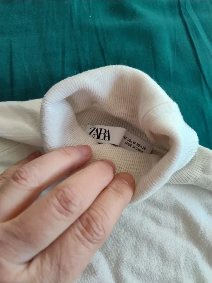 Blouse à col roulé manches 3/4 - photo numéro 3