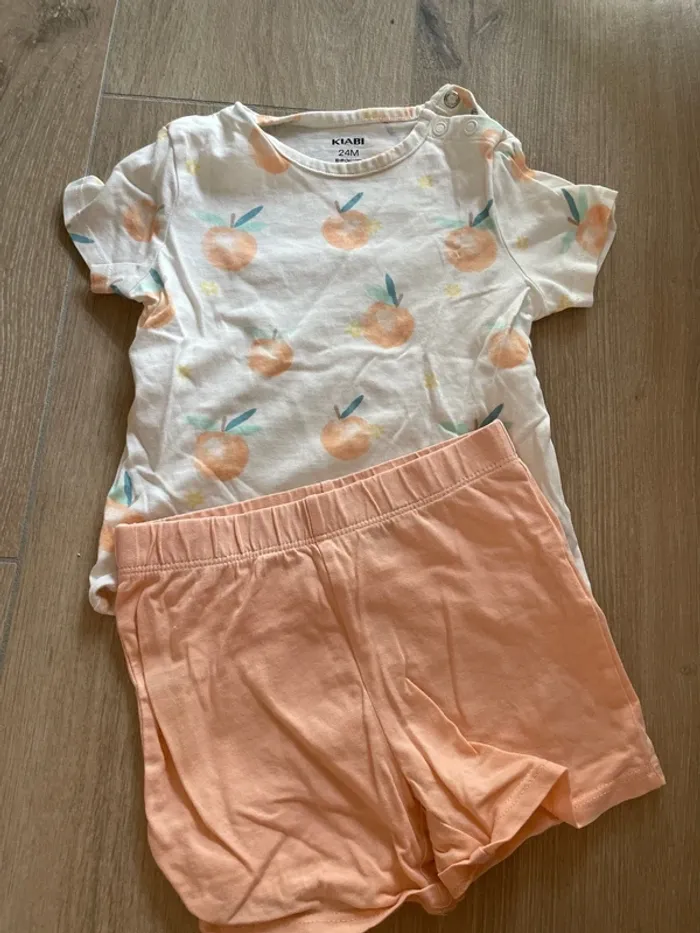 Pyjama abricot