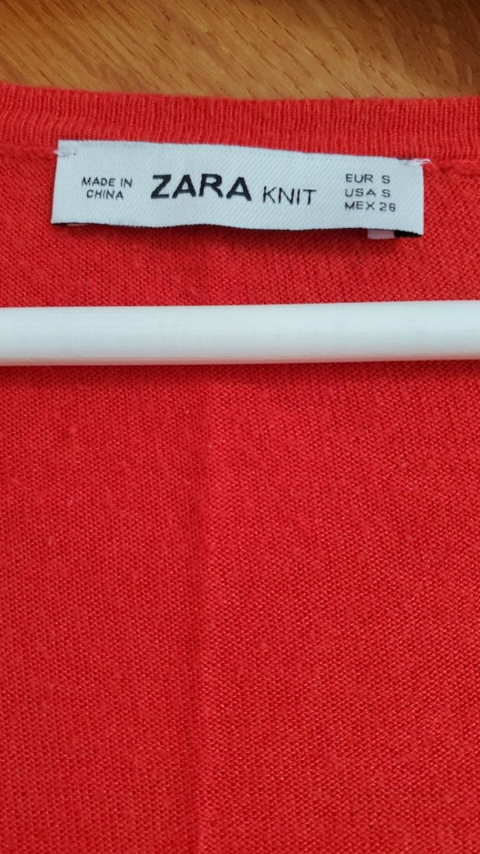 Pull zara rouge - photo numéro 2