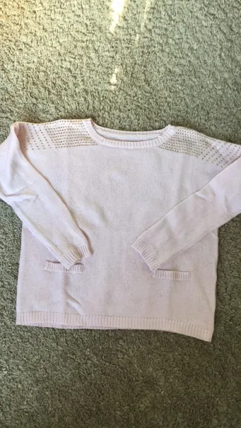 Pull rose okaidi 6 ans