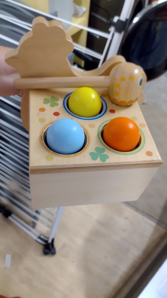 Lot jouets en bois balles - photo numéro 6