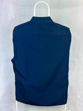 Chemise Tommy Hilfiger Blue Navy Logo Bordee Thcool 39
