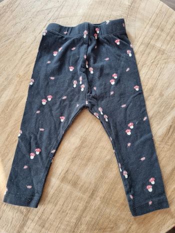 Lot de 2 leggings 9 mois fille