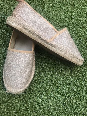 Espadrilles dorées taille 31