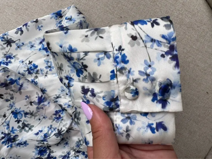Chemisier à fleurs zara - photo numéro 6