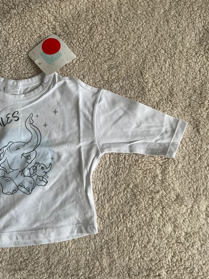 T-shirt manche longue 6mois - photo numéro 2