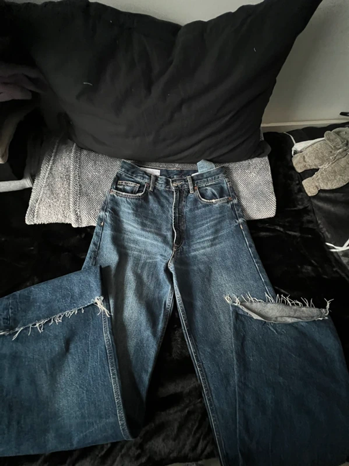 Jeans Zara bleu foncé