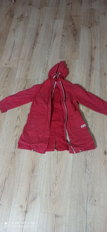 Manteau rouge okaidi 6 ans