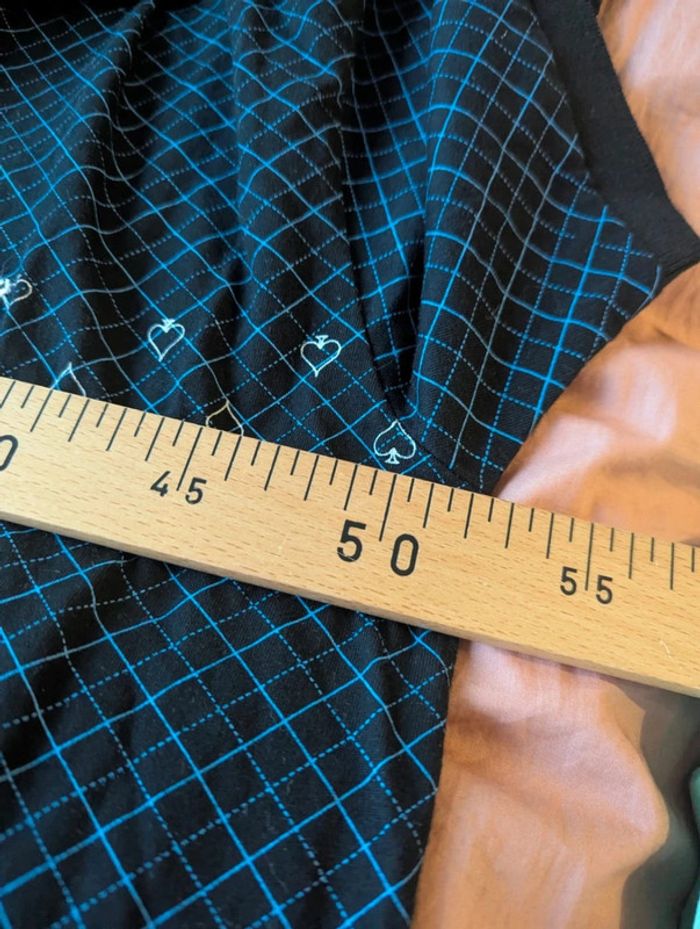 Polo Trasher noir à carreaux taille M - photo numéro 4
