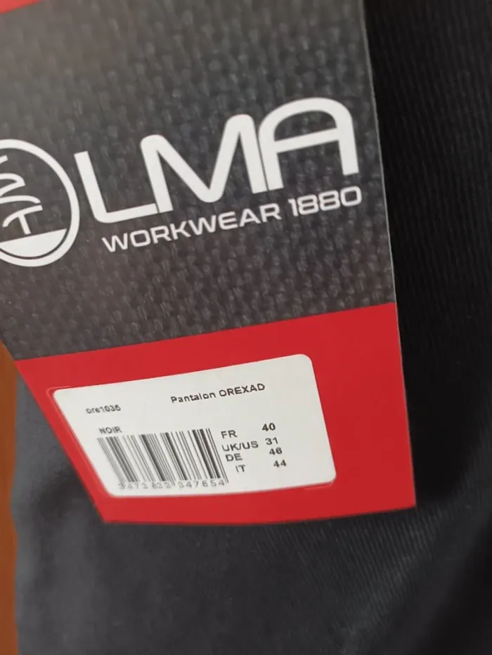Pantalon de travail LMA - photo numéro 2