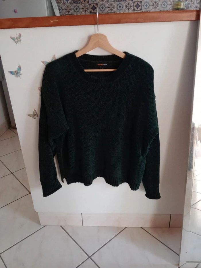 Pull femme L vert sapin tout doux c77 - photo numéro 6