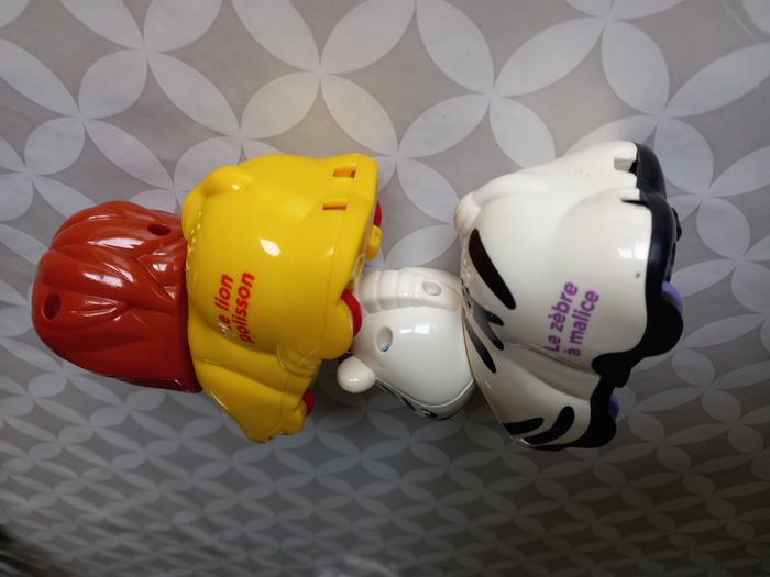 Lot 2 Tut Tut Animo VTech – Lion & Zèbre – Parlent/chantent - photo numéro 6