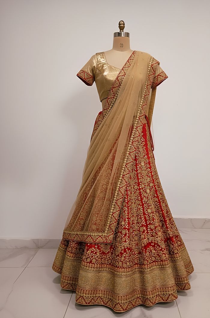 Lehenga choli bollywood mariage soirée anniversaire cérémonie fête neuf jamais porté 3 pièces