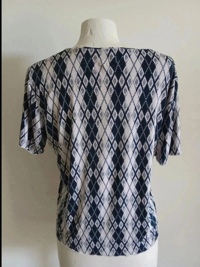 Blouse motif losange - photo numéro 2