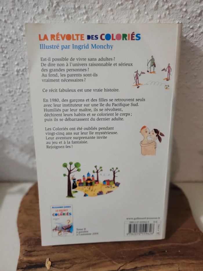 Livre roman "La revolte des coloriés" de Alexandre Jardin - photo numéro 4