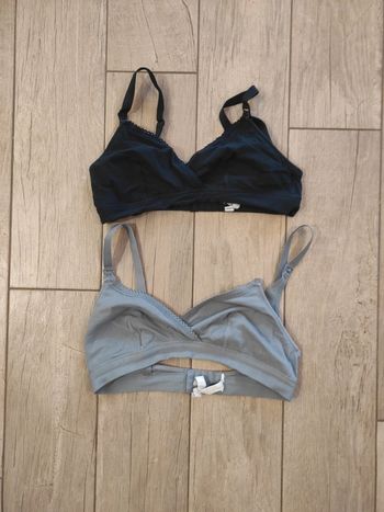 Lot de 2 soutiens-gorges d'allaitement 100C