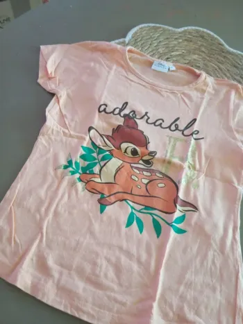 Tee shirt Bambi 8 ans