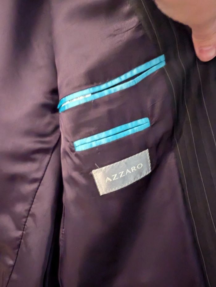 Veste costume homme Azzaro 50 - photo numéro 3