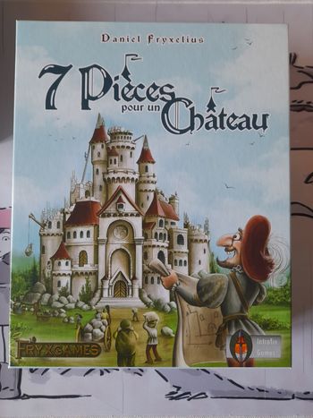 7 pièces pour un château + extension jeu de société