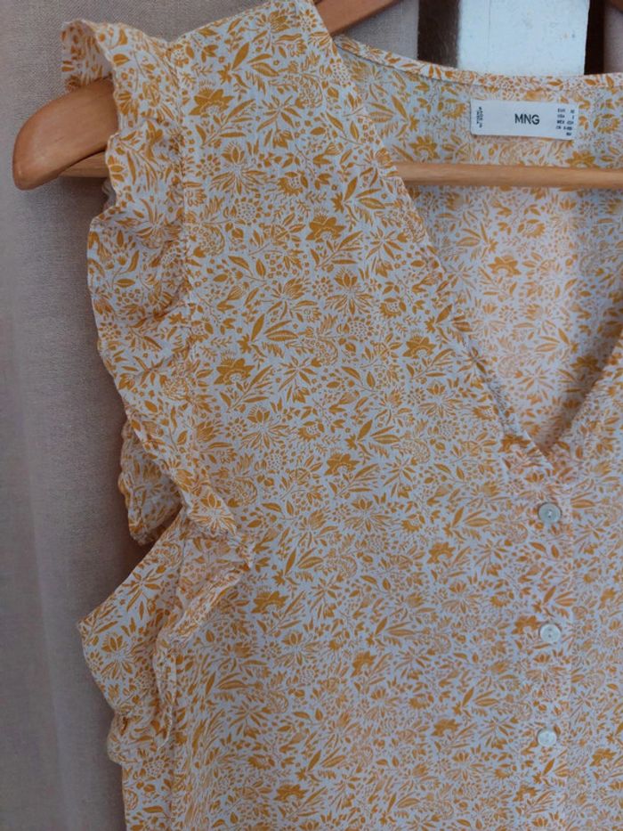 Blouse légère en coton motif fleuri - photo numéro 5