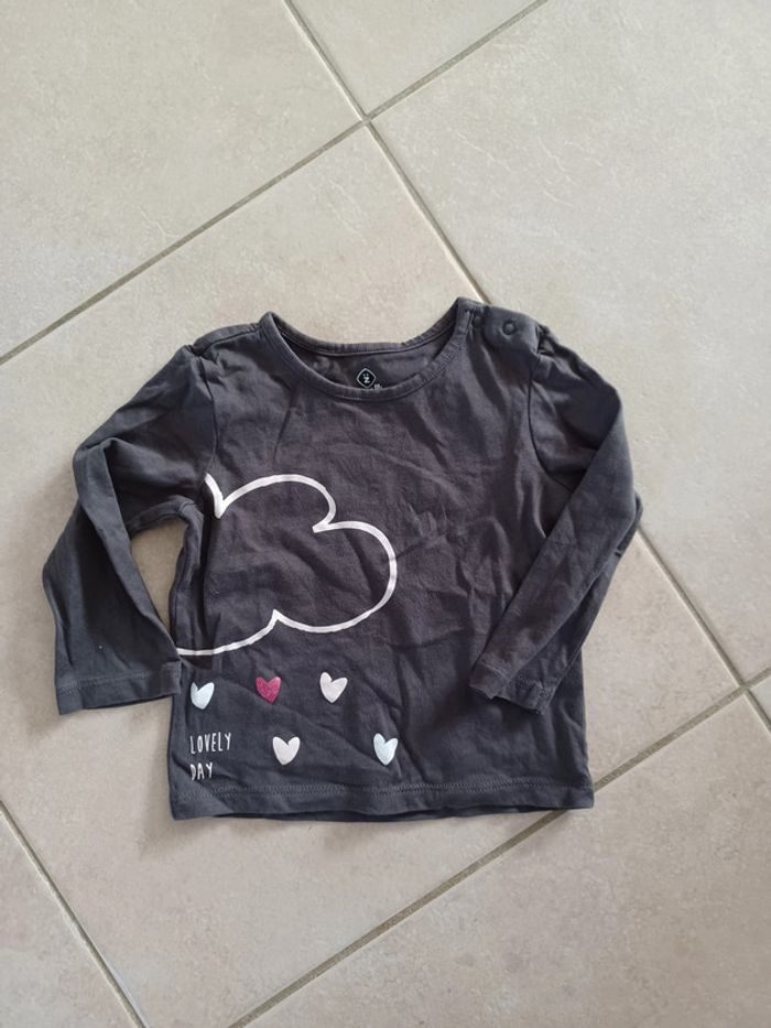 Tee-shirt manches longues 18 mois