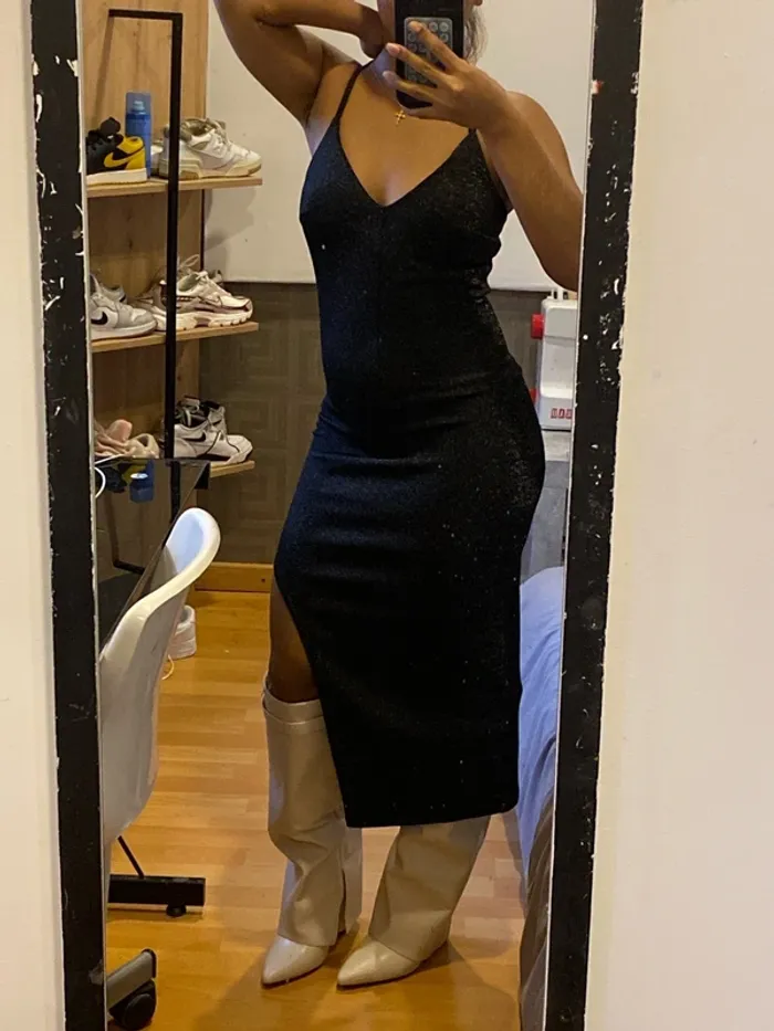 Robe de soirée mi longue