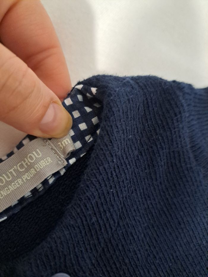 Combinaison bout'chou laine 3 mois - photo numéro 3