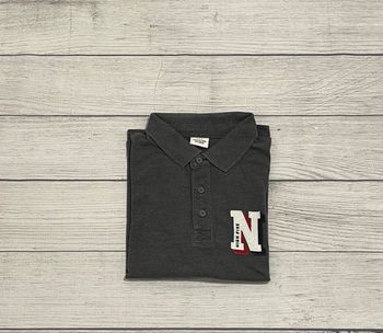 Tape à l’œil - Polo - Gris anthracite - manches longues - 8 ans