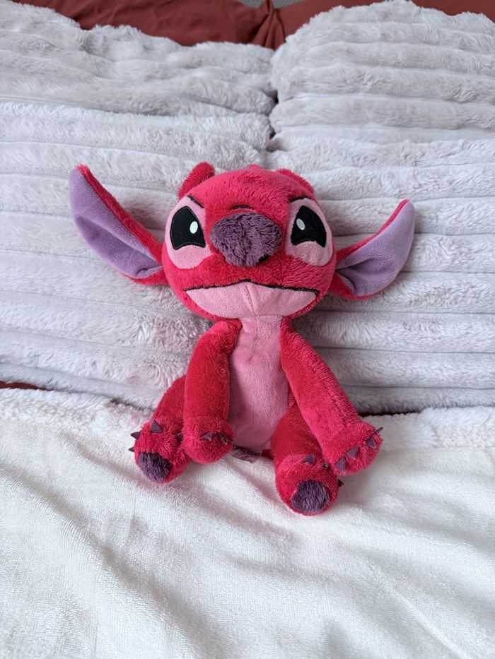 Peluche leroy / stitch rouge - photo numéro 2