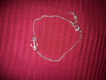 Bracelet chevilles ancre de bateaux