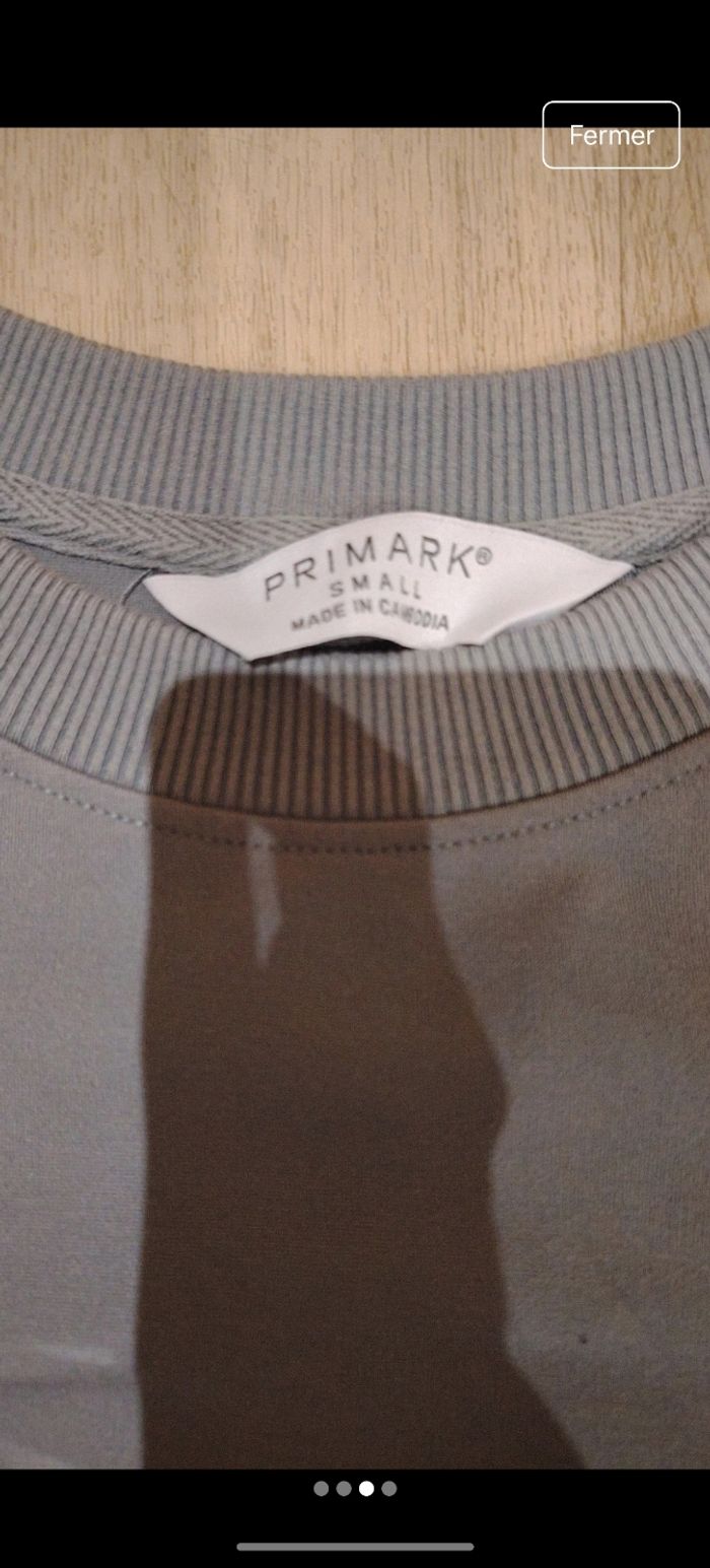 Sweat gris Primark taille S bon état - photo numéro 3