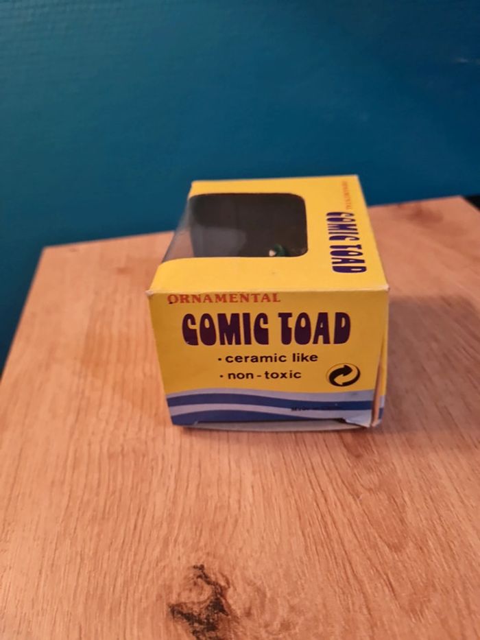 Figurine Grenouille Comic Toad en plastique 1970 Vintage - photo numéro 4