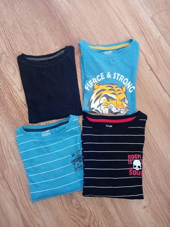 4 Tee-shirts manche longue 6 ans
