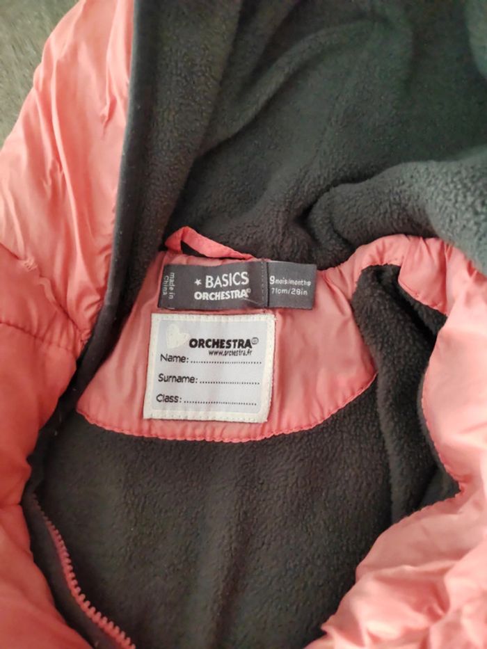 Doudoune et paire de moufles bebe - photo numéro 4