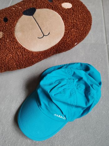 Casquette nabaji décathlon anti uv bleu 6/9m