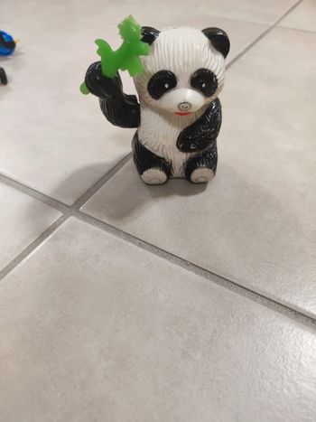 panda avec bamboo articulé