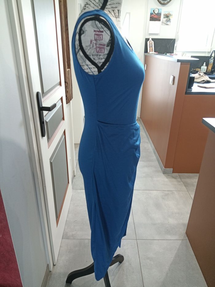 🌊 élégante robe bleue nouée à la taille - Taille M 👗 - photo numéro 6