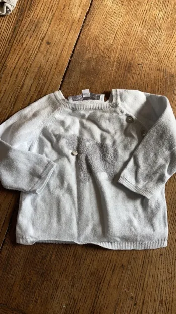 Pull tartine et chocolat 6mois