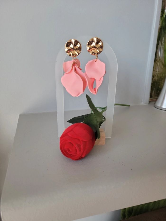 Clips petales de fleurs roses - photo numéro 10