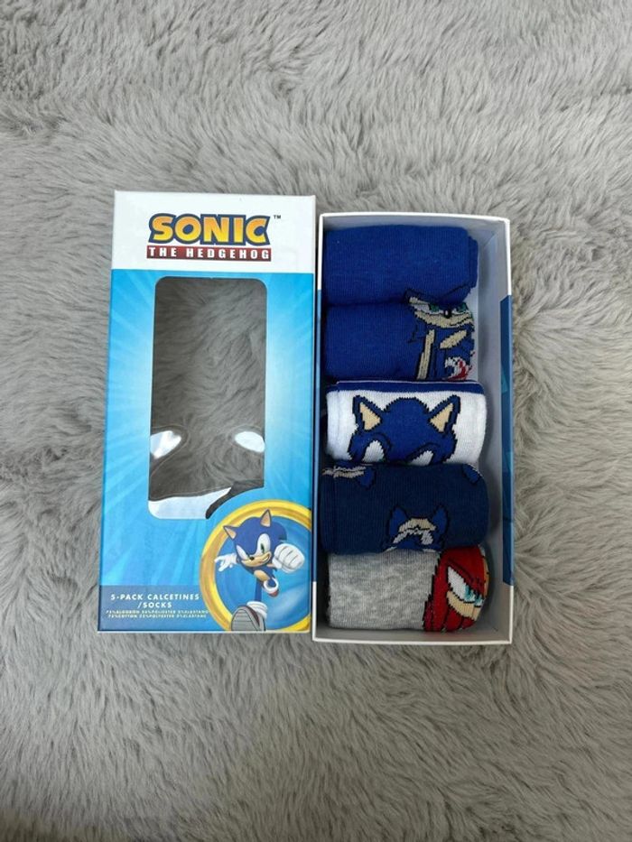 Lot de 5 paires de chaussettes Sonic