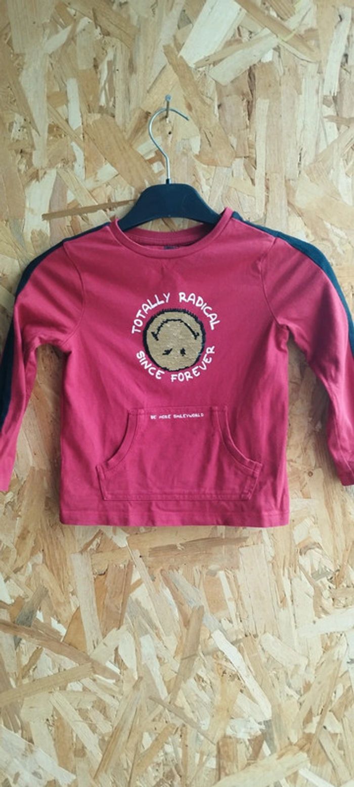 T-shirt manches longues smiley