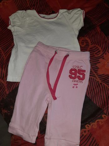 Tee-shirt +pantalon "jogging" 6mois