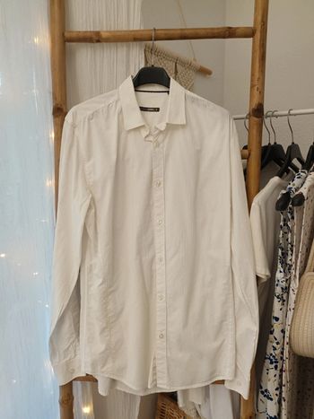 Chemise blanche manches longues taille 38